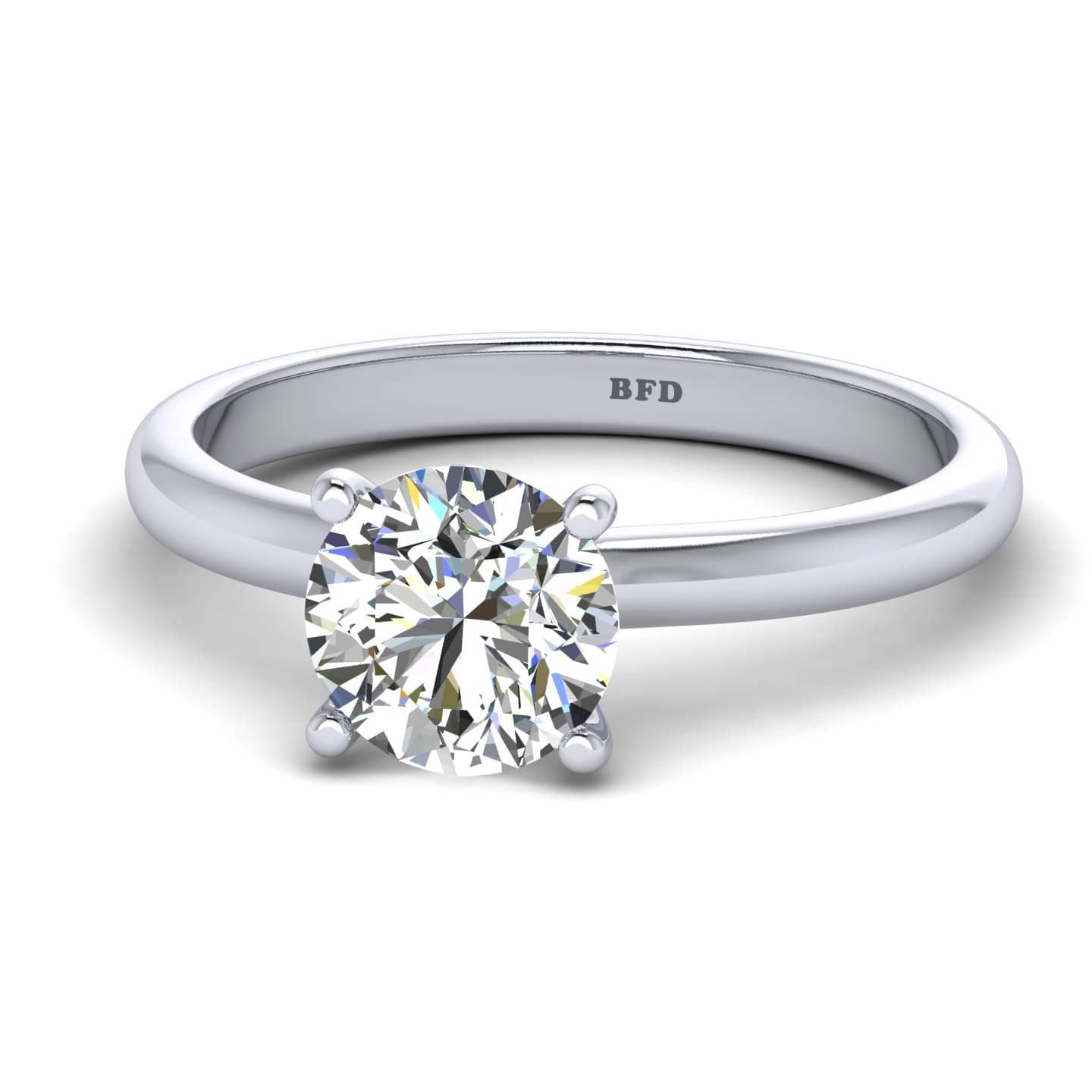 Four Claw Solitaire Ring Mount
