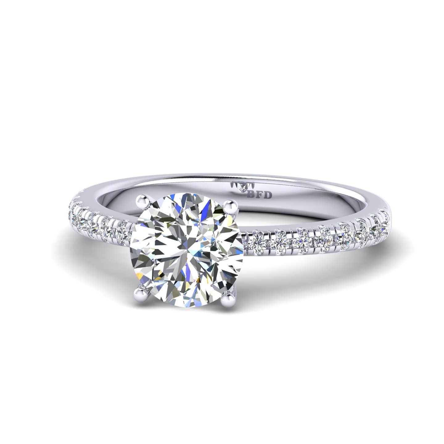 Round Diamond Wedding Ring