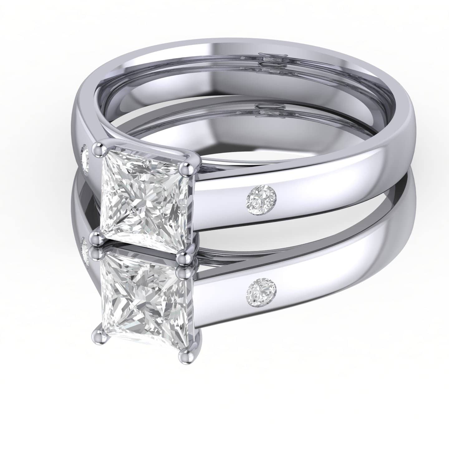 Princess Diamond Engagement Ring