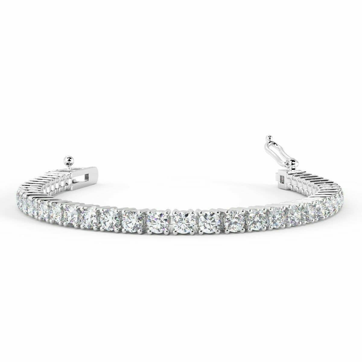 Christmas Offer 2.00CT ROUND DIAMOND TENNIS BRACELET CRAFTED IN 9K GOLD - 6.64GRAMS