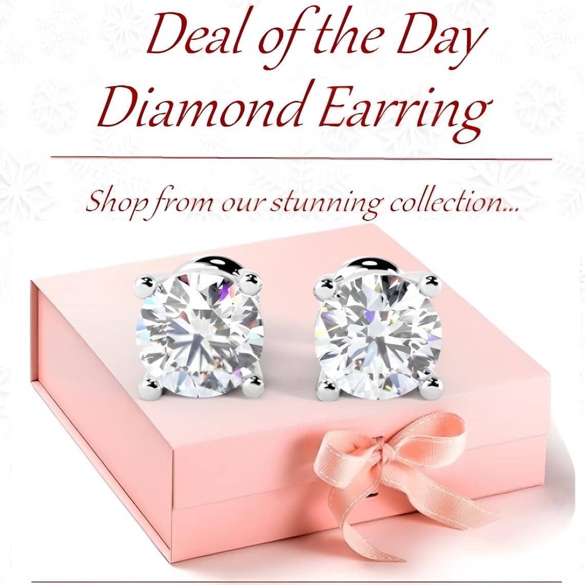 NATURAL 1.50 CARAT ROUND DIAMOND STUD EARRING IN PLATINUM