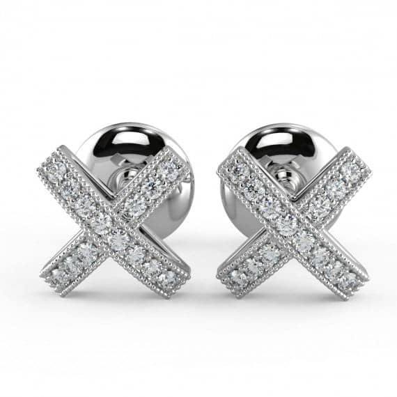 THE DIAMOND KRISS STUDS EARRINGS IN 18K GOLD