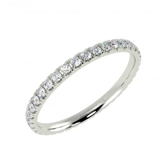 THIN MICRO PAVE SET FULL ETERNITY RING