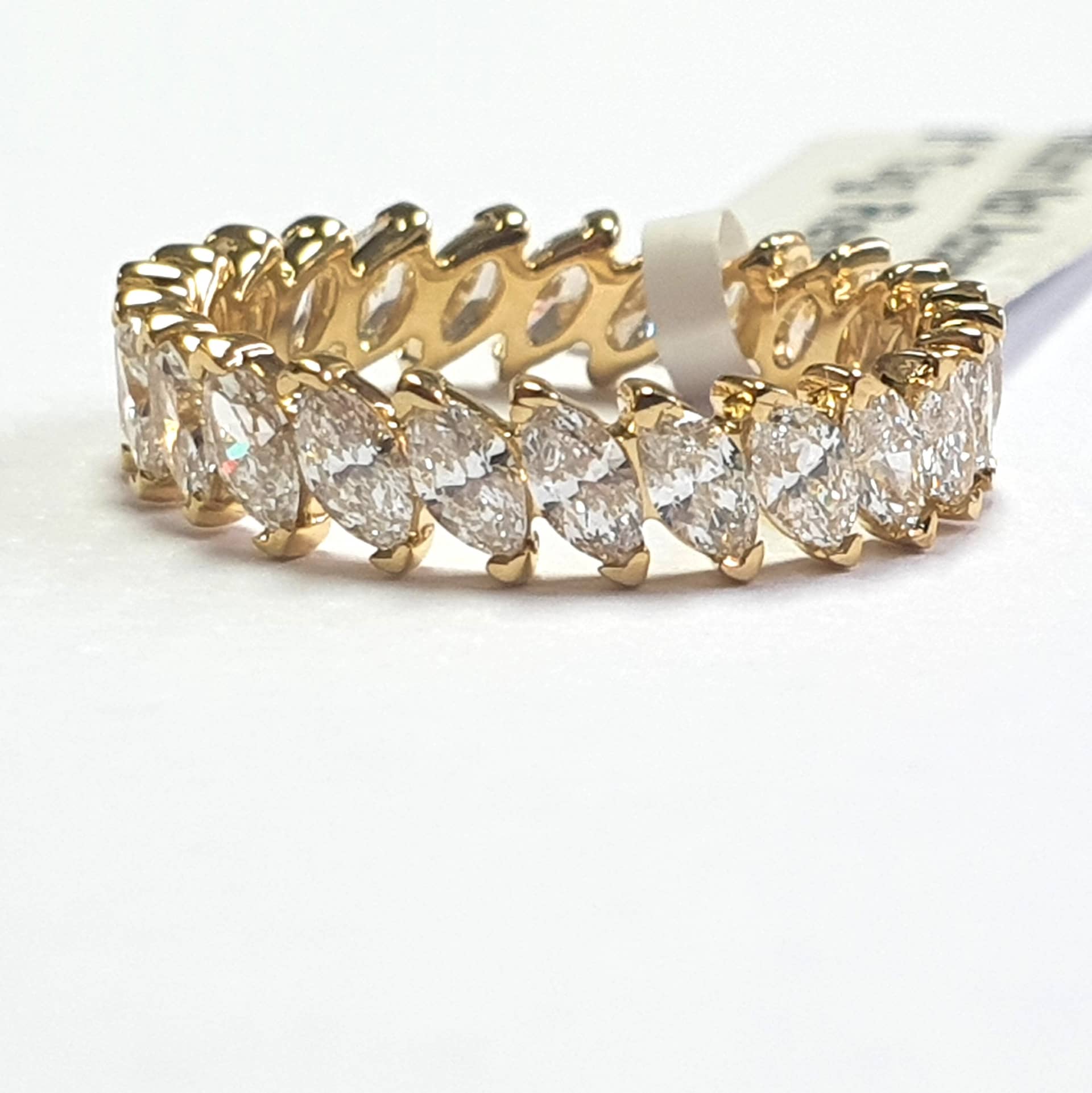WOMEN'S DIAMOND WEDDING RING 2CT F/VS QUALITY FULL ETERNITY RING