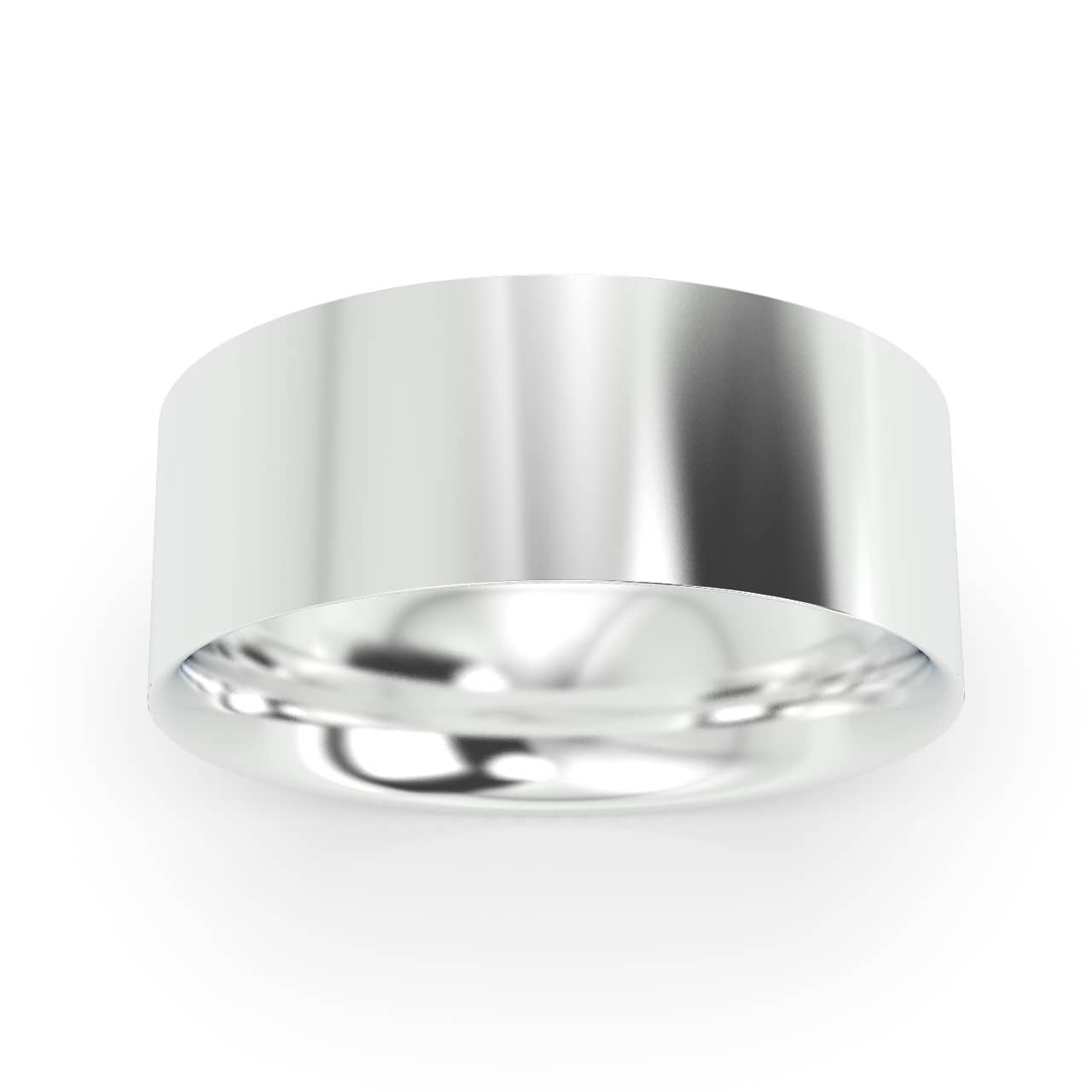 FLAT COURT SHAPE 7MM WEDDING RING